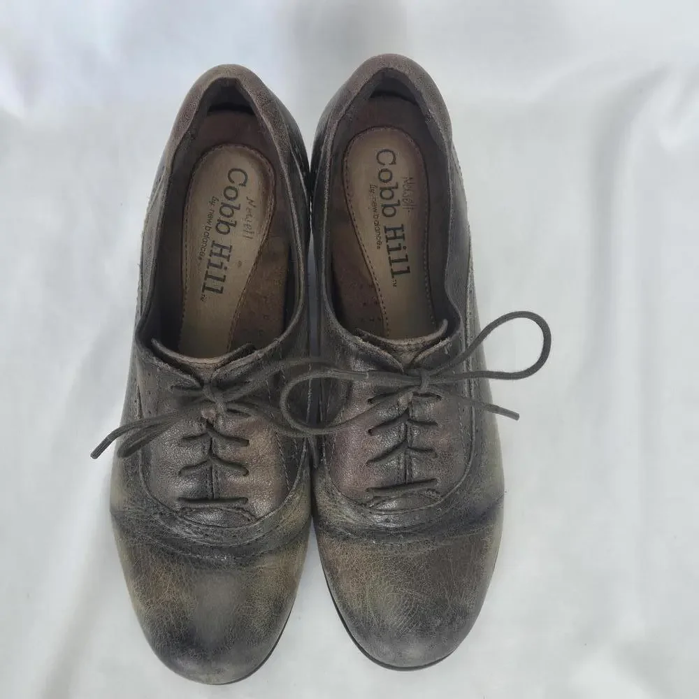 Cobb Hill Vintage Lace-Up Heels 7.5 Comfort Shoes Women's - Picture 3 of 10